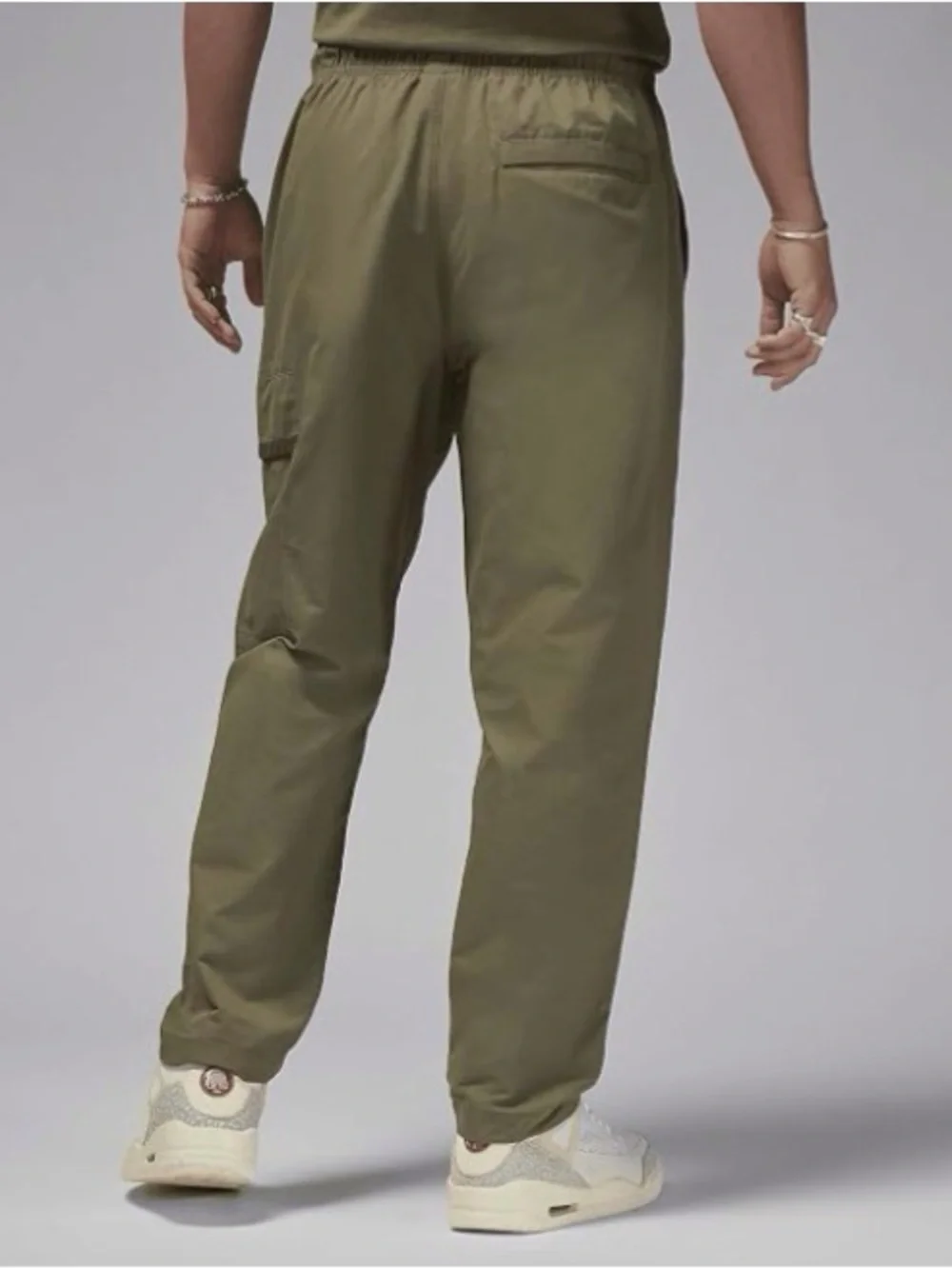Jordan Essentials Men's Woven Pants (FN4539-222) Olive Size Large